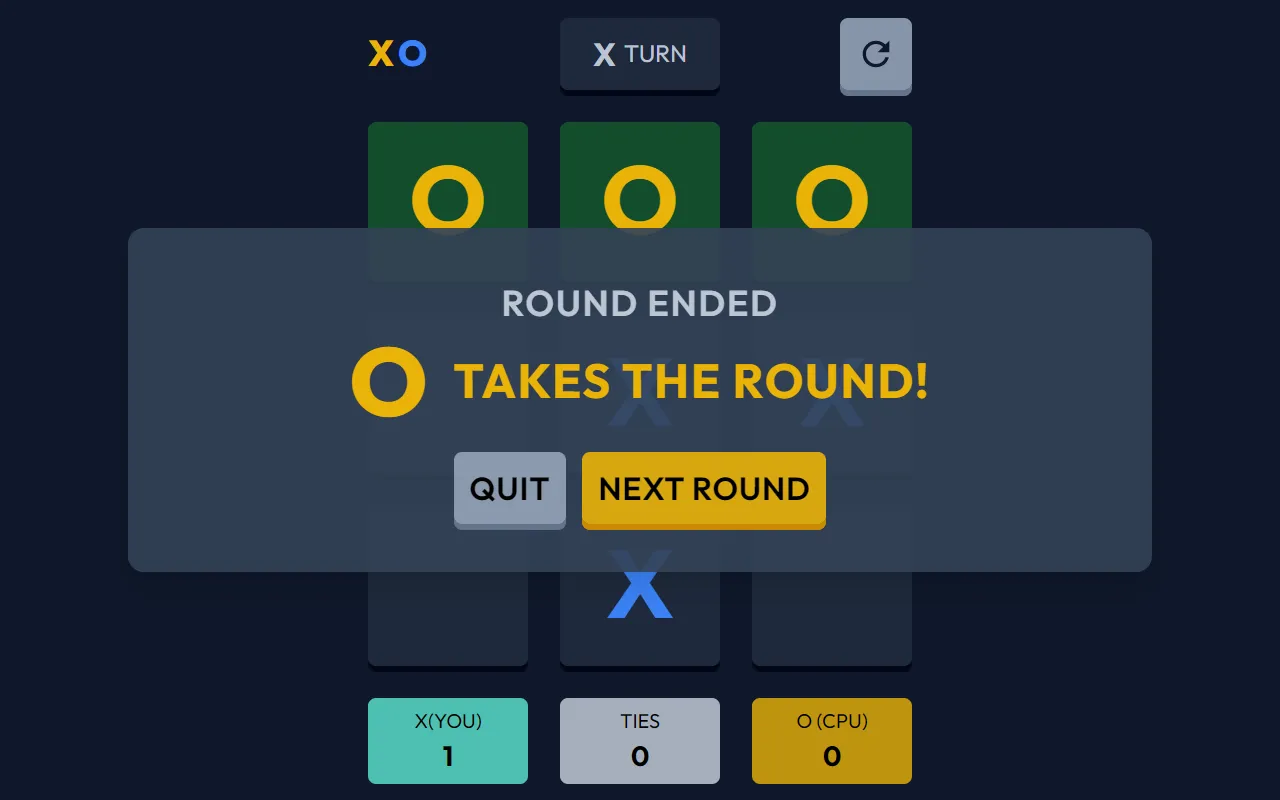 Tic tac toe website
